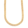 10KY 8.27CTW DIAMOND MIAMI CUBAN CHAIN 19"