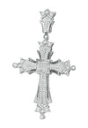 10KW 0.40CTW DIAMOND CROSS PENDANT