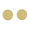 10KY 0.75CTW YELLOW DIAMOND DISC SHAPE ER