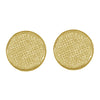 10KY 1.00CTW YEL DIAMOND DISC SHAPE ER
