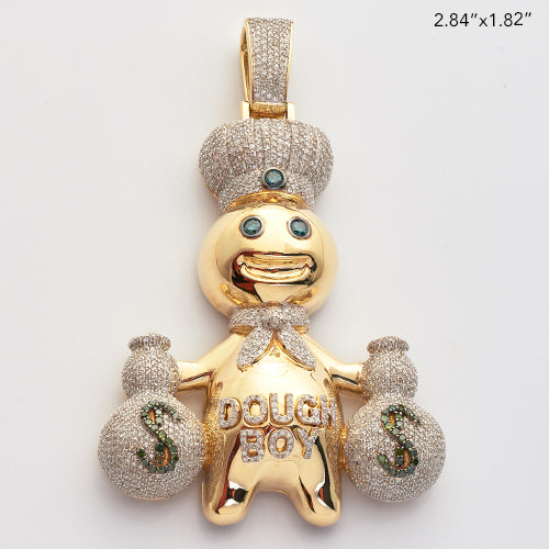 10KY 4.25CTW BLUE, GREEN, AND WHITE DIAMOND