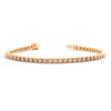 14KY 2.10CTW ILLUSION DIAMOND TENNIS BRACELET