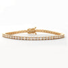 14KY 5.14CTW DIAMOND TENNIS BRACELET