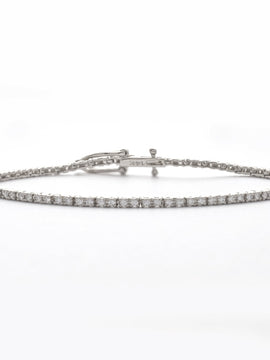 14KW 1.19CTW DIAMOND TENNIS BRACELET