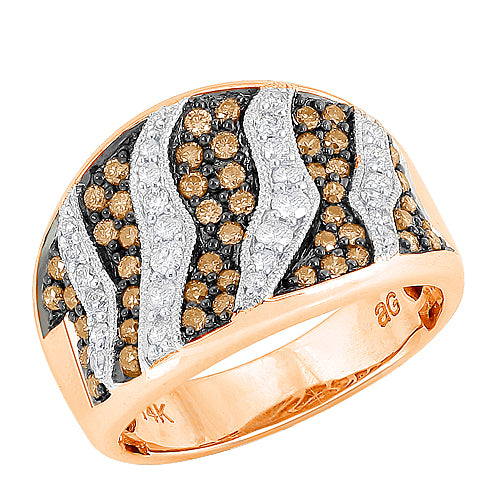 10KR 1.00CTW CHAMPAGNE DIA FANCY RING