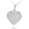 14KW 1.15 CTW DIAMOND HEART PENDANT