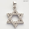 14KW 0.15CTW &apos;STAR OF DAVID&apos; PENDANT