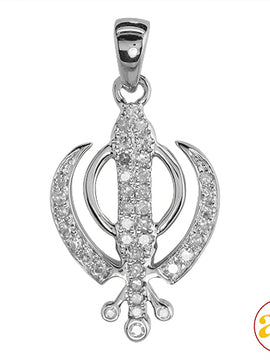 14KW 0.25CTW DIAMOND FANCY PENDANT