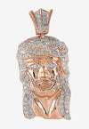 10KR 0.65CTW DIAMOND FANCY JESUS HEAD