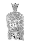 10KW 0.65CTW DIAMOND FANCY JESUS HEAD