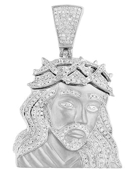 10KW 1.65CTW DIAMOND JESUS HEAD