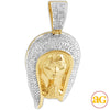 10KY 0.85CTW DIAMOND PRAYING FIGURE PENDANT