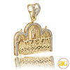 10KY 0.50CTW DIAMOND LAST SUPPER PENDANT