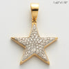 10KY 1.50CTW DIAMOND STAR PENDANT