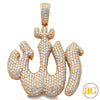 14KY 11.05CTW DIAMOND &apos;ALLAH&apos; PENDANT -