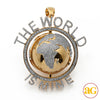 10KY 5.00CTW DIAMOND SPINNING GLOBE PENDANT - &apos;THE