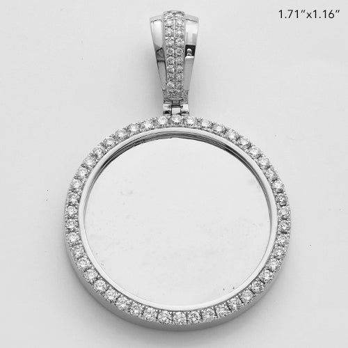 14KW 1.15CTW DIAMOND MEMORY PENDANT - SINGLE ROW