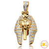 10KY 0.30CTW DIAMOND PHAROAH HEAD PENDANT