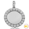 14KW 3.10CTW DIAMOND MEMORY PENDANT - ROUND