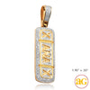 10KY 0.75CTW DIAMOND &apos;XANAX&apos; PILL PENDANT