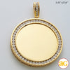 10KY 1.55CTW FANOOK DIAMOND SETTING MEMORY PENDANT