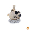 14KY+W 6.00CTW DIAMOND TWO TONE PIGGY BANK