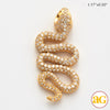 14KY 1.05CTW DIAMOND SNAKE PENDANT