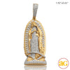 10KY 1.05CTW DIAMOND VIRGIN MARY PENDANT