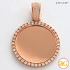 10KR 2.85CTW DIAMOND ROUND MEMORY PENDANT