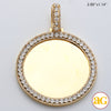 10KY 2.00CTW ILLUSION SET DIAMOND MEMORY PENDANT