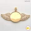 10KY 9.85CTW DIAMOND ROUND SHAPE MEMORY PENDANT