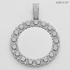 10KW 3.10CTW DIAMOND ROUND CLUSTER MEMORY PENDANT