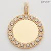 10KY 3.10CTW DIAMOND ROUND CLUSTER MEMORY PENDANT