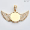 10KY 7.00CTW DIAMOND ROUND MEMORY PENDANT WITH