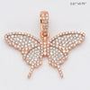 10KR 0.60CTW DIAMOND BUTTERFLY PENDANT