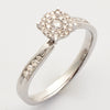 14KW 0.33CTW DIAMOND LUNA CLUSTER RING