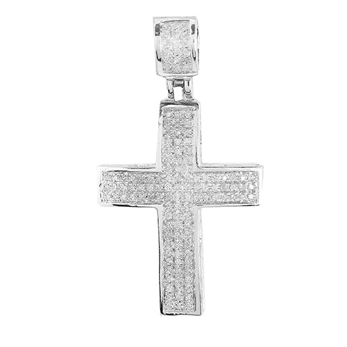 10KW 0.30CTW DIAMOND CROSS