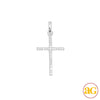 14KW 0.05CTW DIAMOND CROSS PENDANT