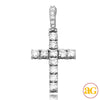 14KW 0.80CTW DIAMOND CROSS PENDANT