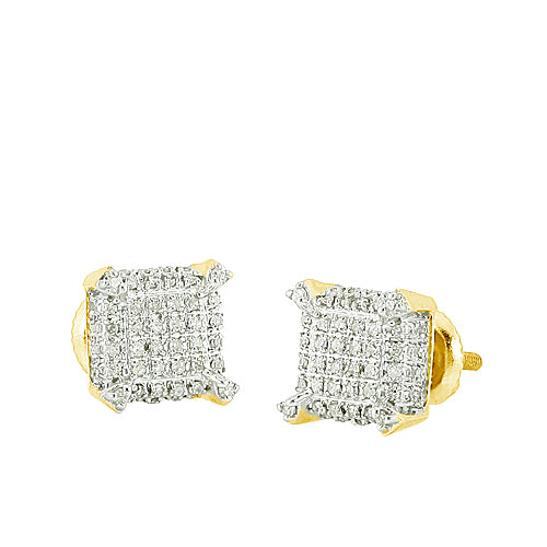 10KY 0.40CTW DIAMOND DICE EARRINGS