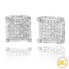 10KW 0.50CTW DIAMOND DICE EARRINGS