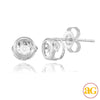 10KY 0.10CTW DANCING DIAMOND EARRINGS