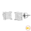 10KW 1.00CTW P/C DIAMOND DICE EARRINGS