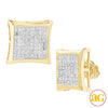 10KY 1.15CTW INV KITE SHAPE DIAMOND EARRINGS