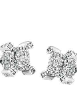 10KW 1.25CTW DIAMOND FANCY EARRINGS