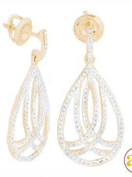 10KY 0.50CTW DIAMOND EARRINGS