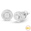 14KW 0.75CTW DIAMOND STUD EARRINGS [0.23CT CTR]