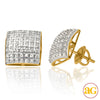 10KY 0.33CTW ILLUSION SET DIAMOND SQUARE DOME