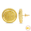 10KY 1.25 CTW YELLOW DIAMOND EARRINGS