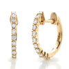 14KY 0.25CT HOOP EARRINGS